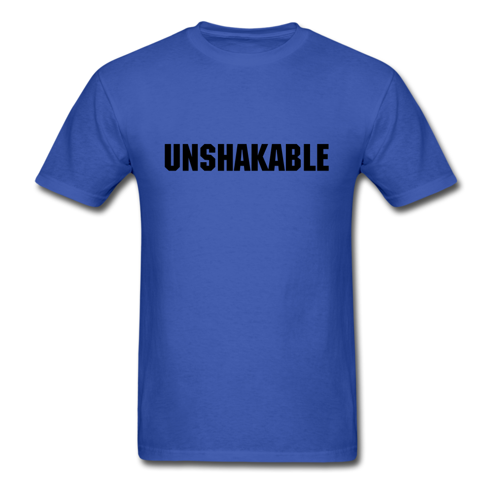 Unshakable - royal blue