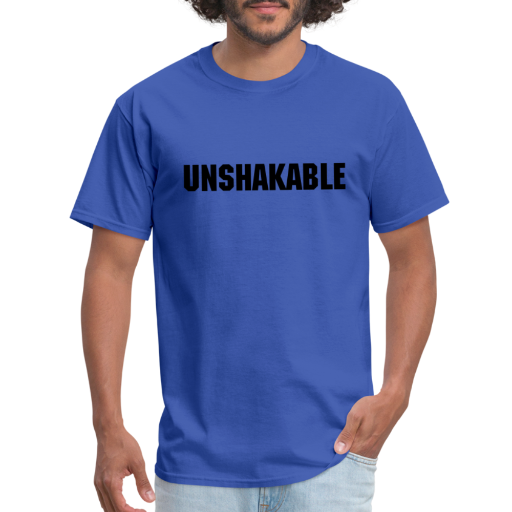 Unshakable - royal blue